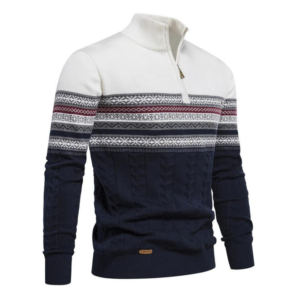 Santino | Moderne sweater met retro patronen