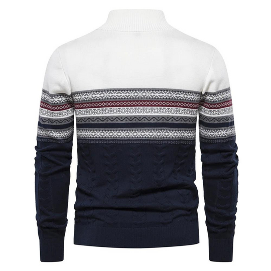 Santino | Moderne sweater met retro patronen