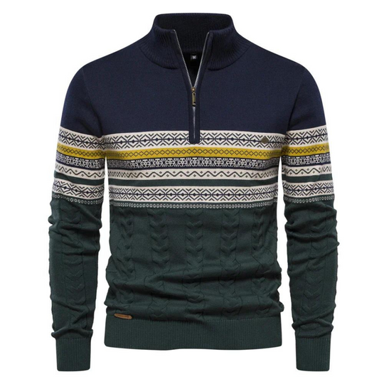 Santino | Moderne sweater met retro patronen